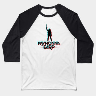 Wynonna Earp Retro Blur - Black Baseball T-Shirt